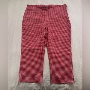 Kimchi Blue Red Plaid Pants